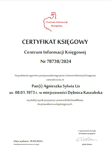 Biuro Księgowe hr_bhp Agnieszka Lis